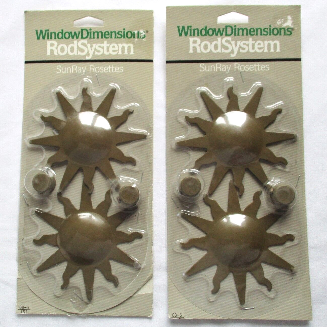 Vintage Window Dimensions Curtain Rod Metal Sun Ray Rosette Decoration Ornament gallery