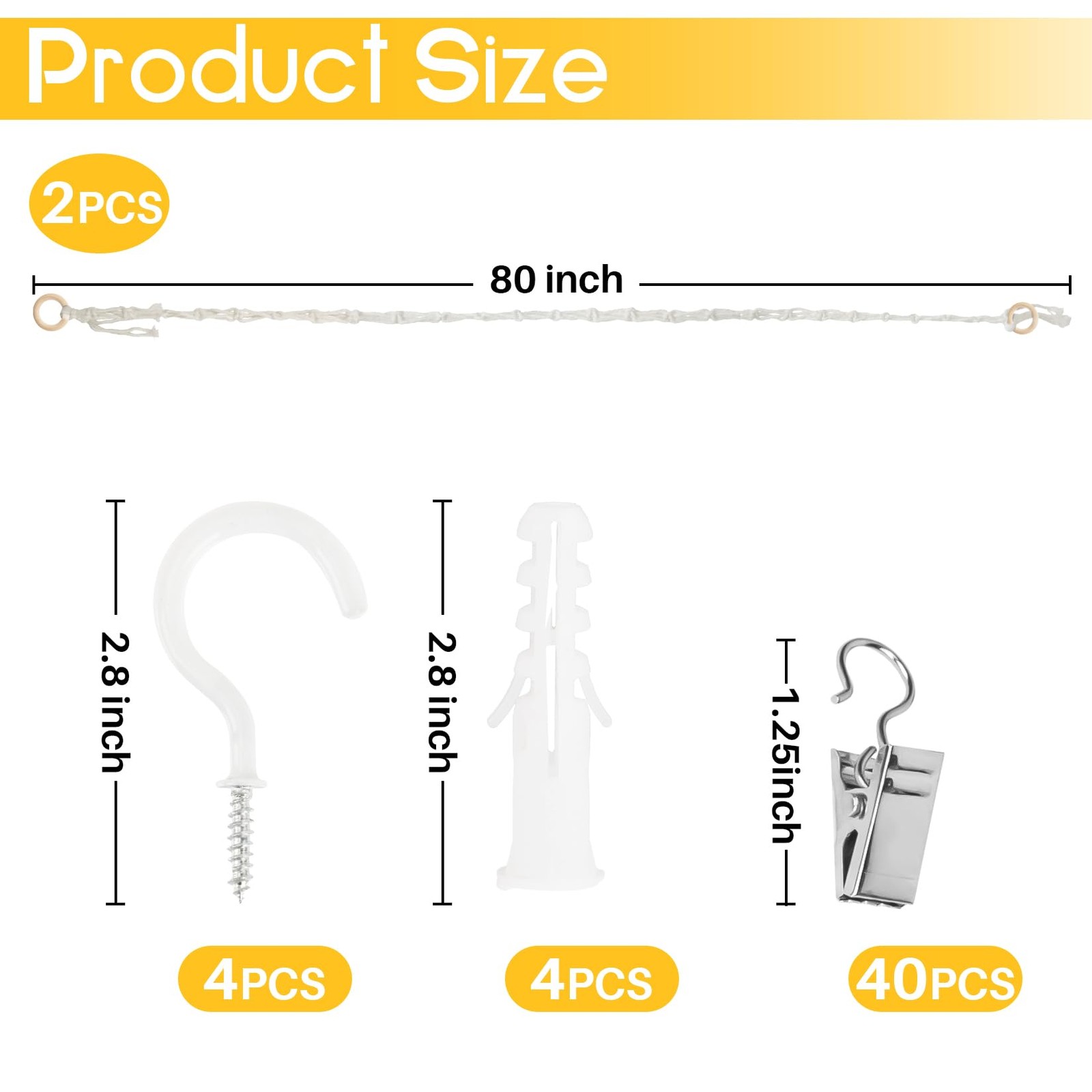 RAINFLOW 2PCS Hanging Stuffed Animals Storage Chain Stuffed Animal Chain Org... gallery