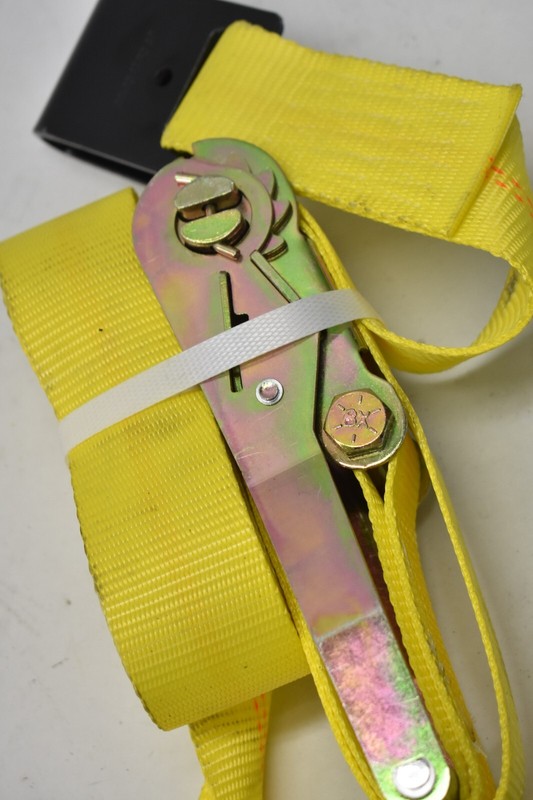 USCC US Cargo Control Ratchet Strap 2" x 12' Heavy Duty Yellow Winch Hook gallery