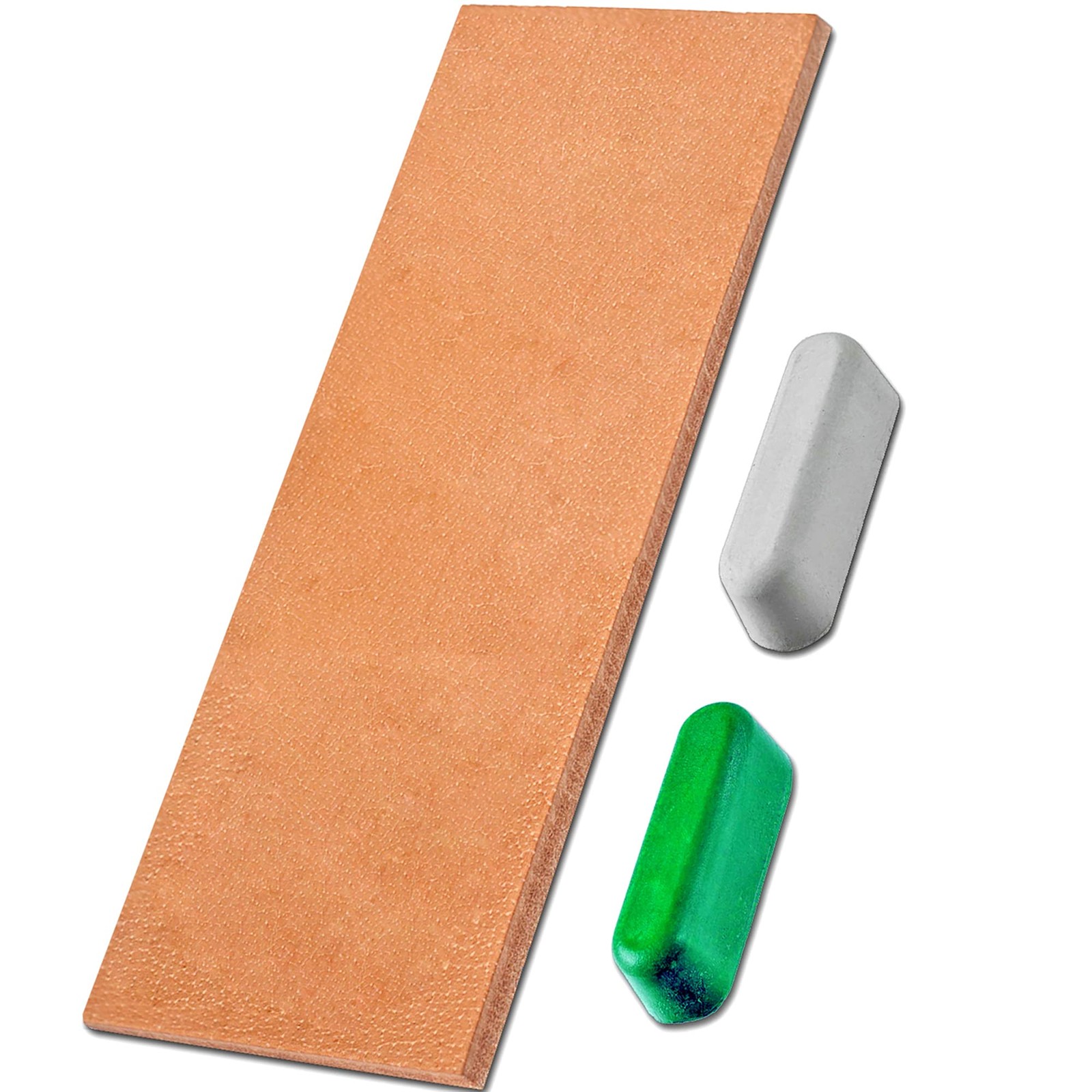 Leather Honing Strop for Sharpening with Polishing Compound Double Sided (3 I... gallery