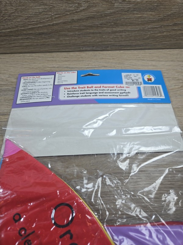 Writing Trait Ball & Format Cube. Cd-1055. Education Teacher Resource gallery