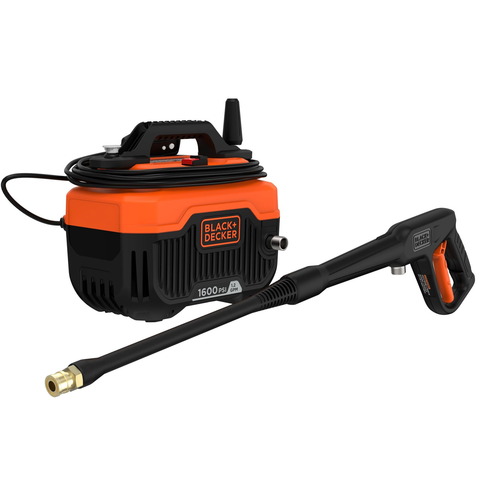 BLACK+DECKER Electric Cold Water Pressure Washer (1,600 Max PSI)- BEPW1600 gallery