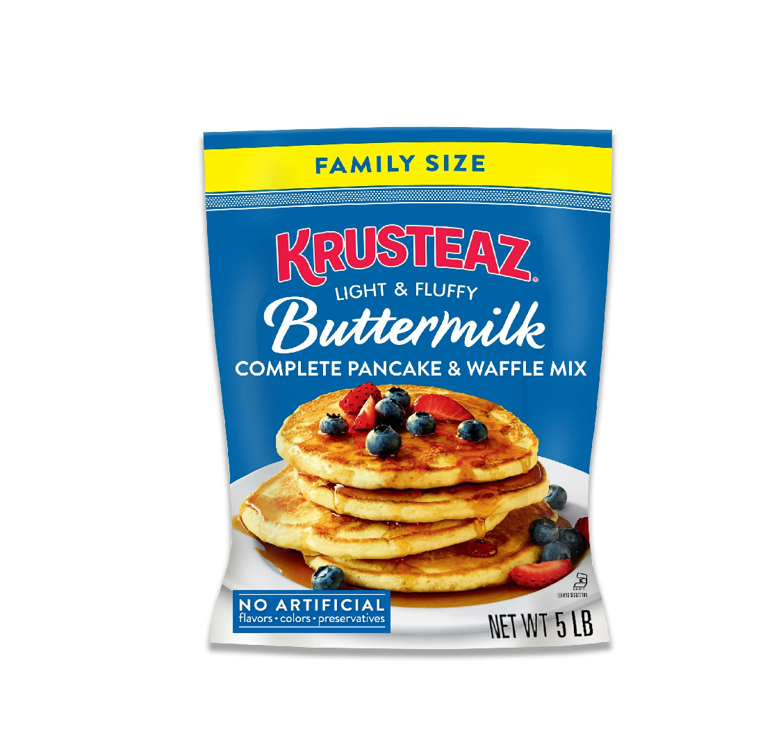 Krusteaz Light & Fluffy Buttermilk Complete Pancake Mix, 5 lb Bag gallery