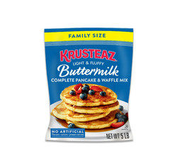 Krusteaz Light & Fluffy Buttermilk Complete Pancake Mix, 5 lb Bag