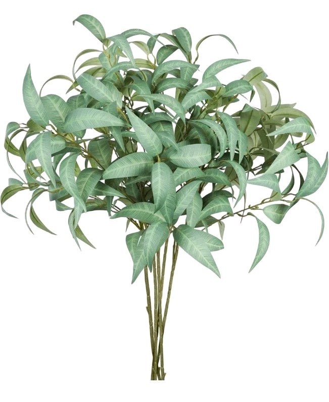 Artificial Greenery Stems for Vase, 5 Pcs Tall Fake Plants Branches Faux Gree... gallery