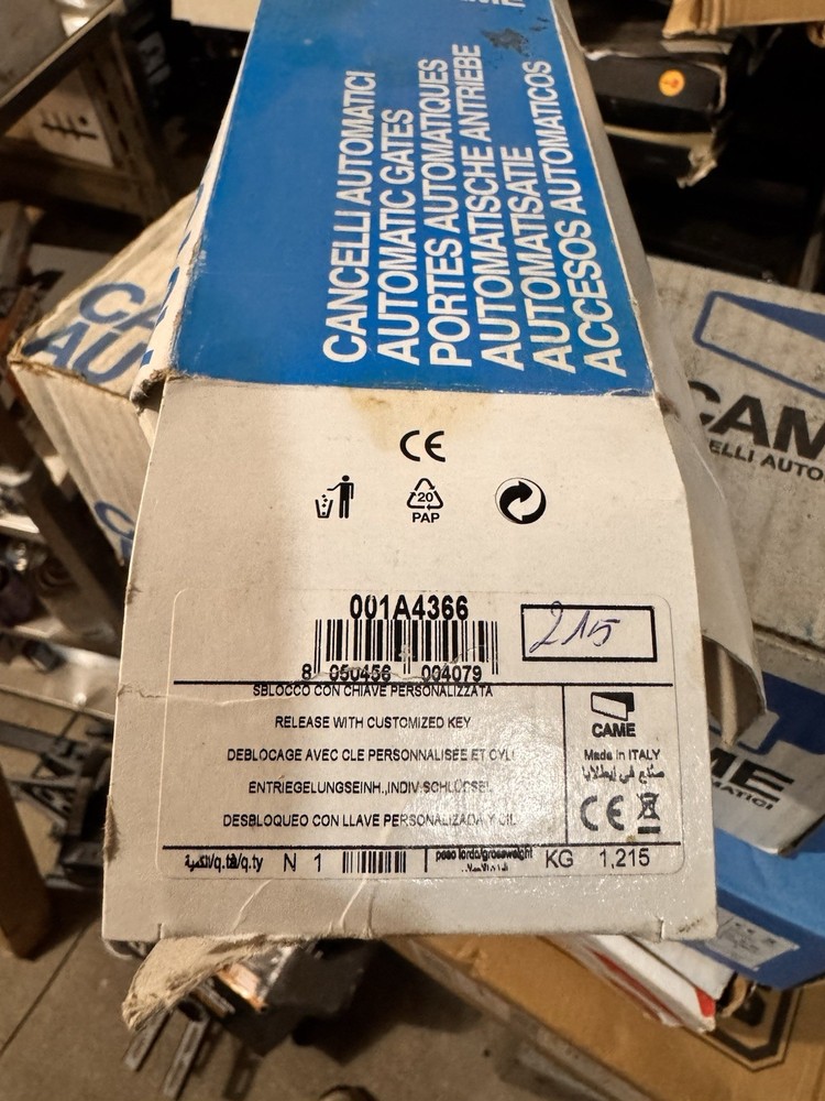 Came 001A4366 Lock