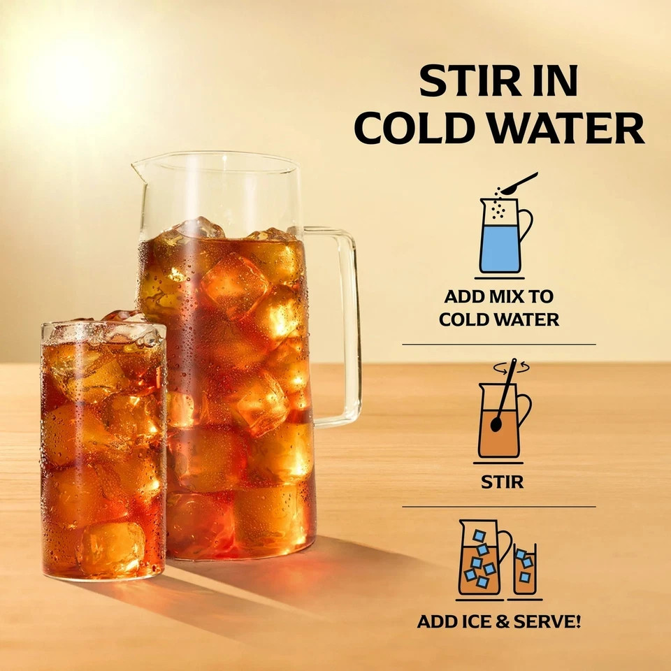 PR Lipton Zero Sugar Lemon Iced Tea Mix, 10 Quarts gallery