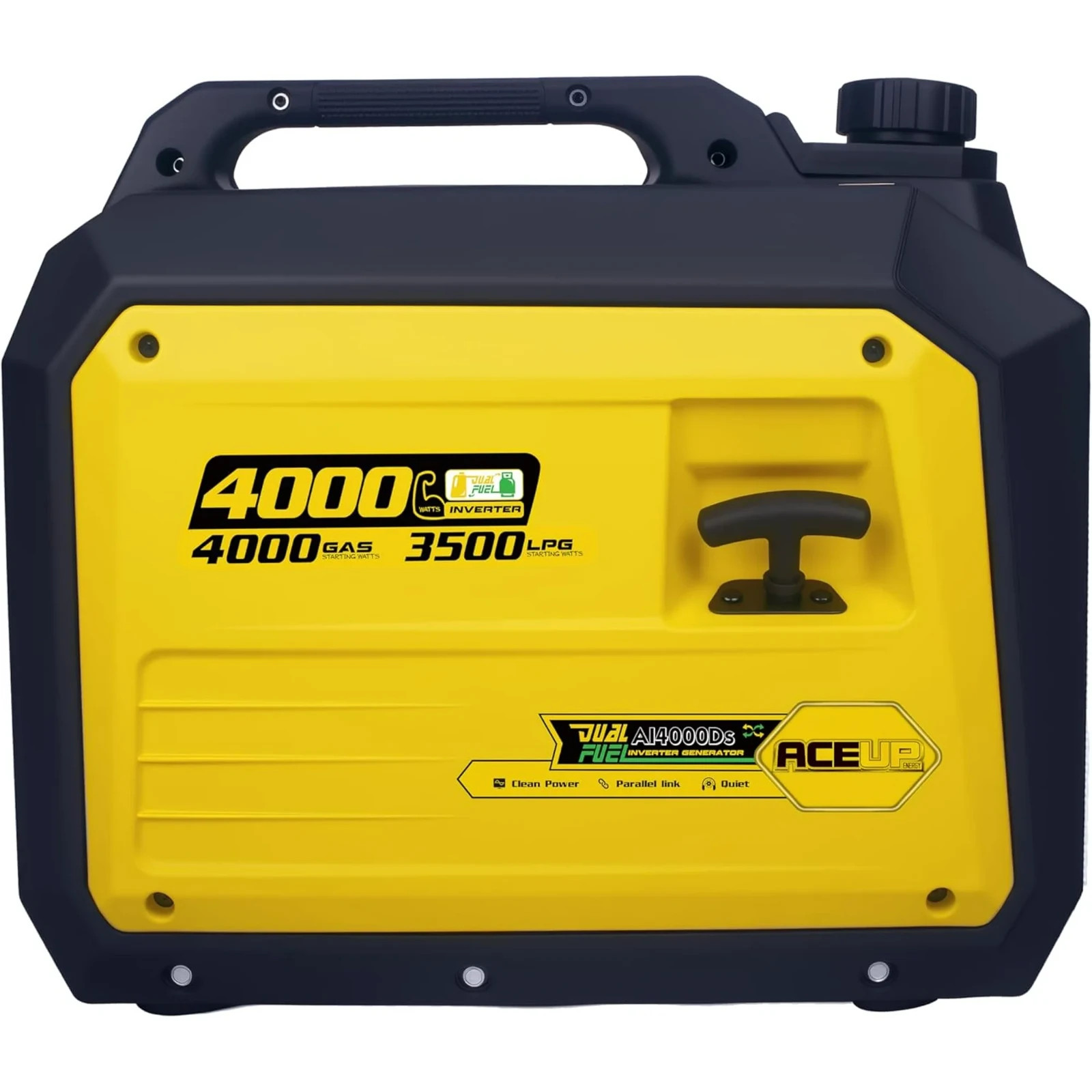 Dual Fuel 4000 Watt Inverter Generator Gas Propane Super Quiet 4 stroke EPA gallery