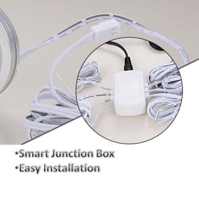 4Pack Under Cabinet Lighting Kit LED Kitchen Counter Closet Puck Light Lamp gallery