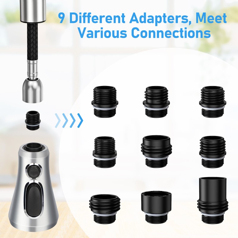 Kitchen Faucet Head Replacement Pull Down Kitchen Spray Head Sink Spray Nozzle gallery