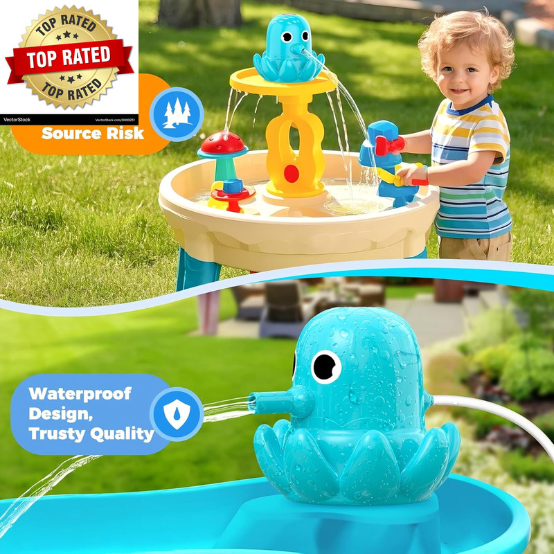 Water Table Pump, Continuous Flow Rechargeable Magnetic Octopus Pump gallery