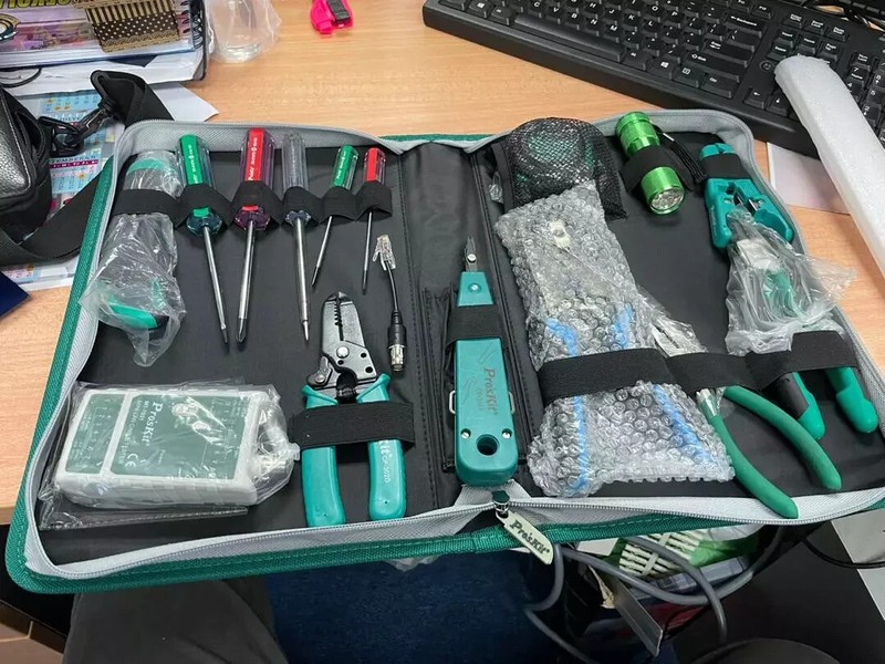 Pro'skit PK-4013 Network Installation Tool Kit Technician's Tool Kit gallery