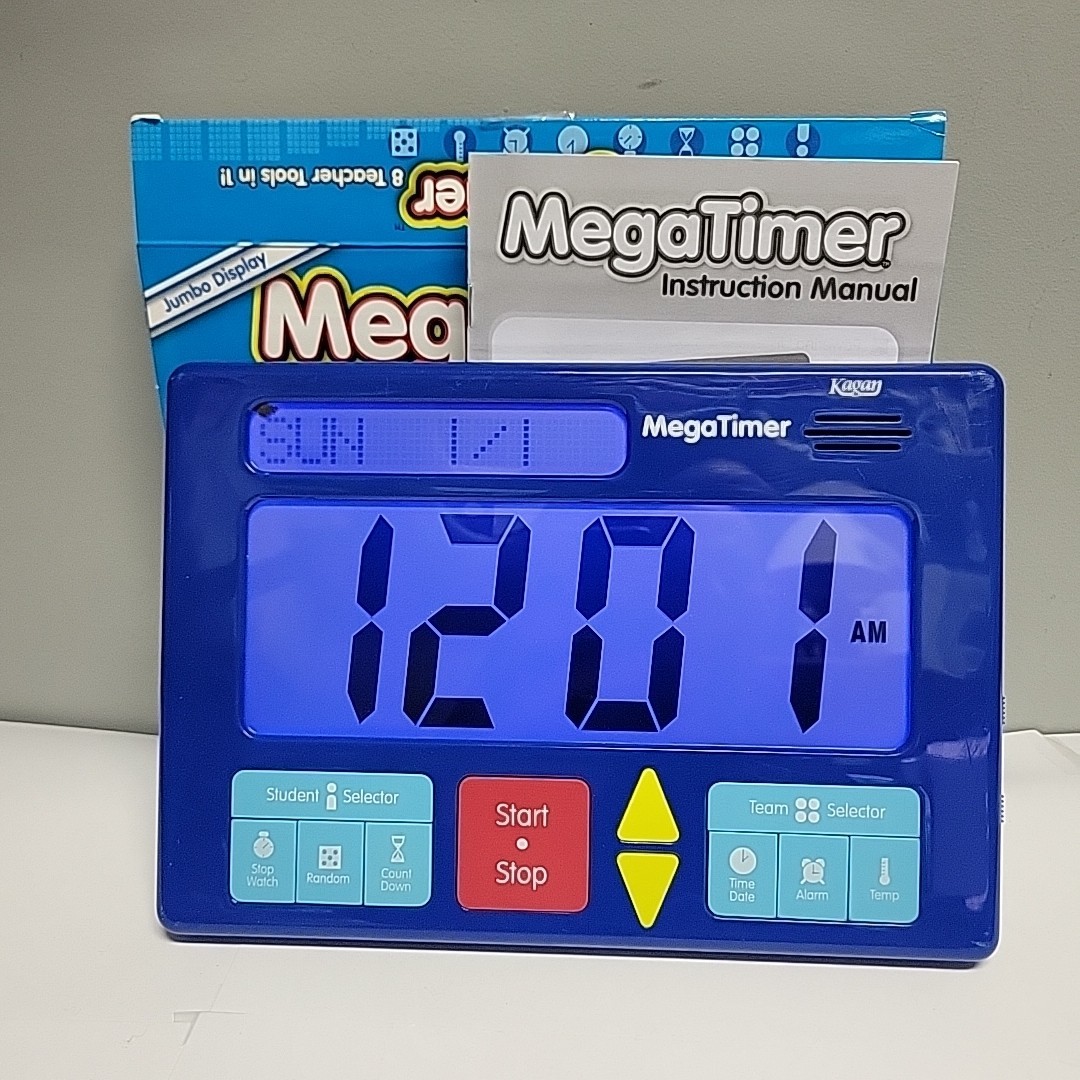 Kagan Cooperative Learning MegaTimer Classroom Timer Digital Lighted Working gallery