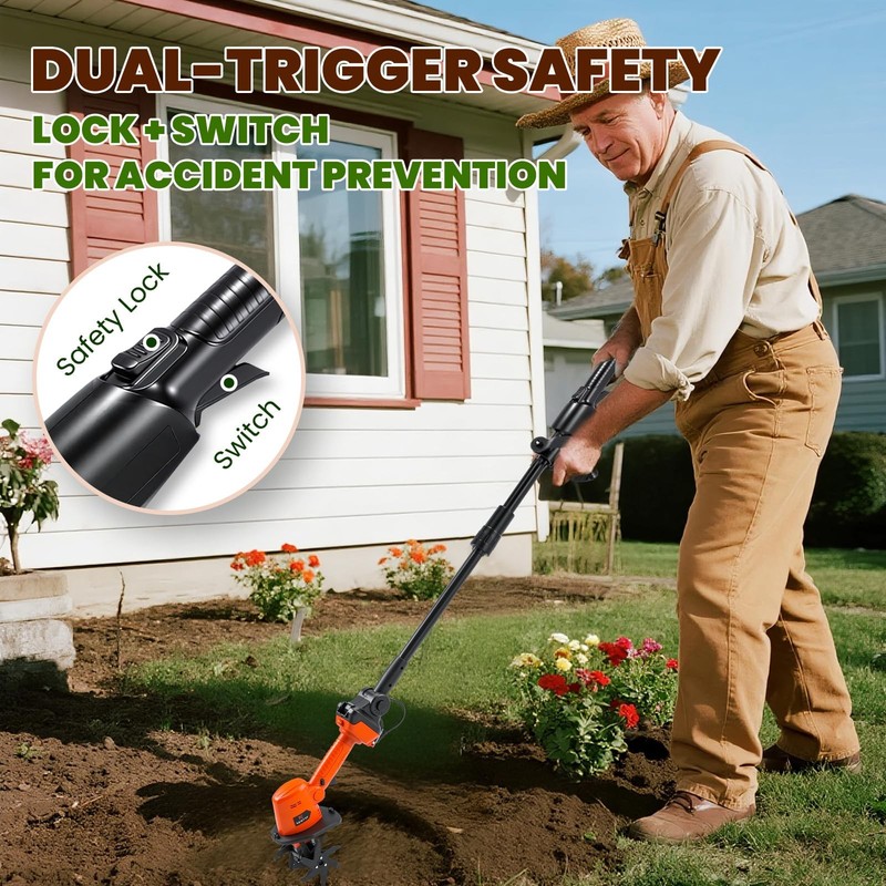 Electric Pruning Shears Cordless Pruner Brushless Branch Cutter with 2 Batteries gallery