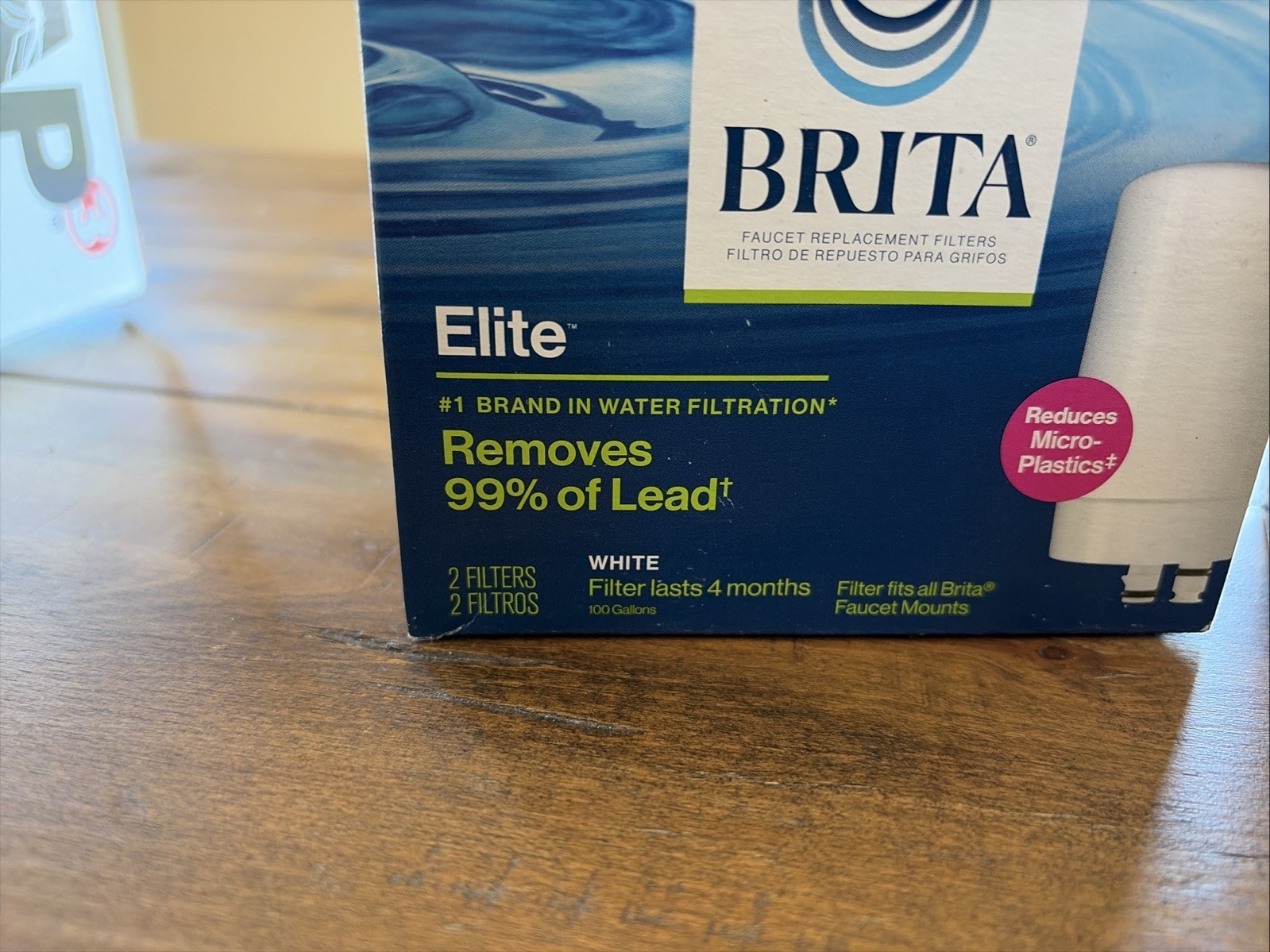 Brita Elite Faucet Mount Filtration System White Removes 99% Lead 2 EXTRA FILTER gallery