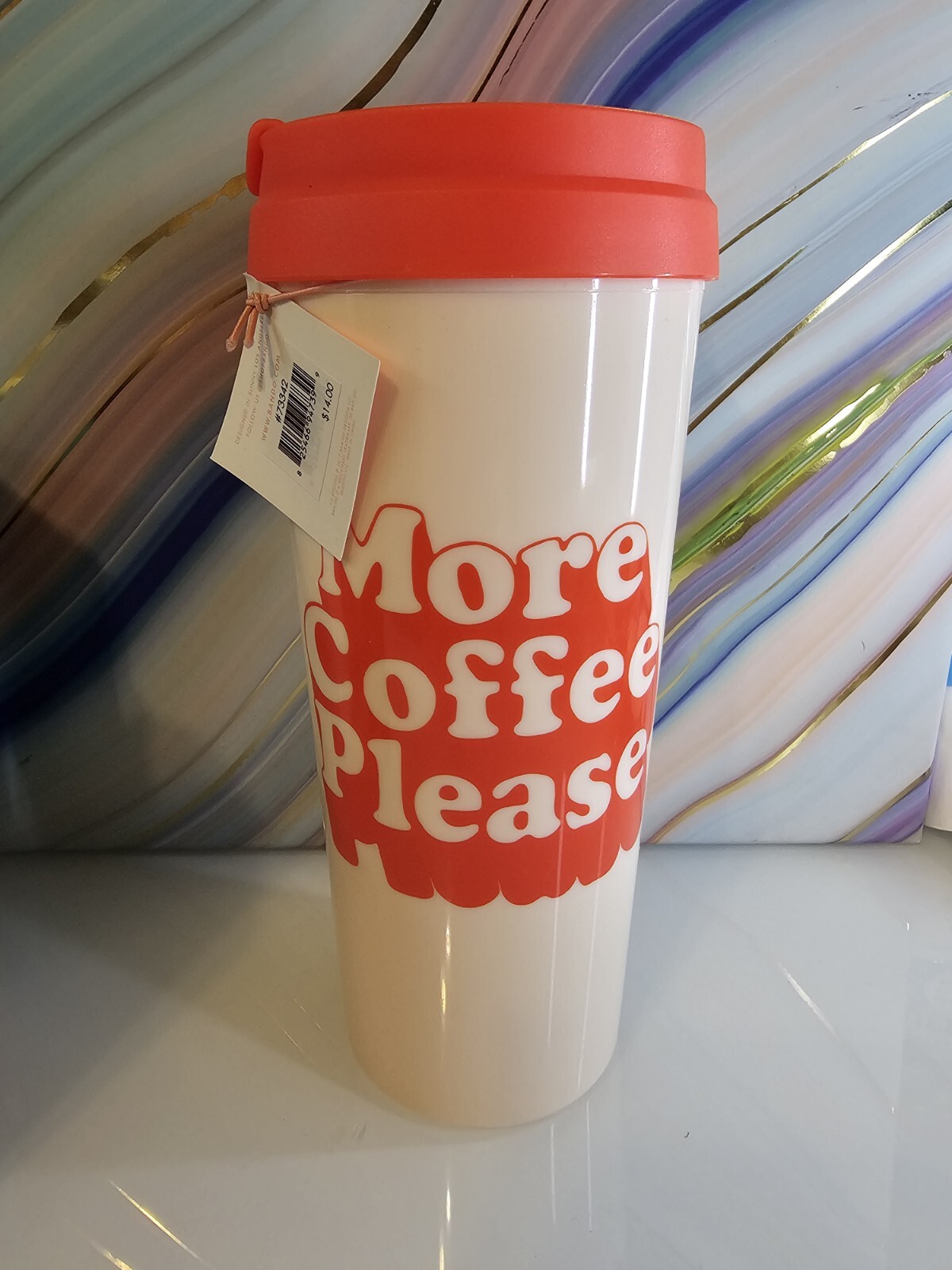 Ban.do Hot Stuff More Coffee Please Thermal Mug NEW WITH TAGS gallery