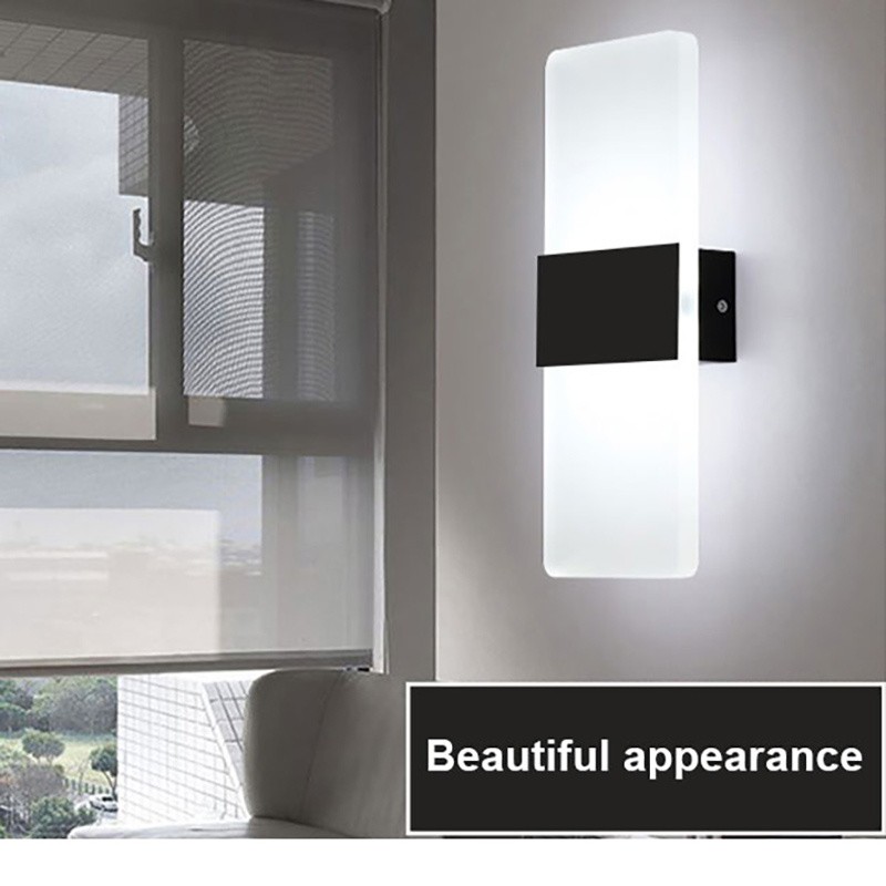 Modern Square LED Wall Light Up Down Lamp Indoor Home Sconce Lighting Fixture gallery