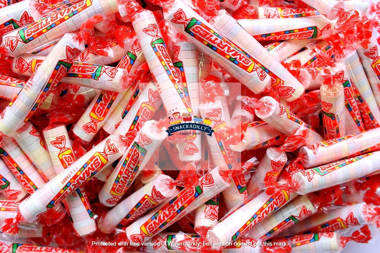Smarties 3Lb Bulk Box - About 180 Rolls - Classic Fruit Flavors - Snackadilly gallery