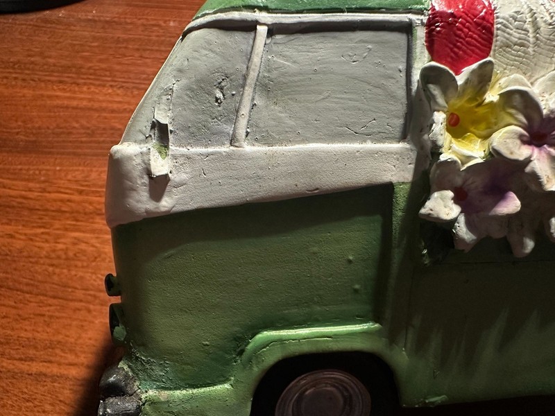 Scratch & Dent Rustic Country Flower Power Van Birdhouse for Small Birds gallery