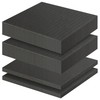 4 Pcs Polyurethane Foam sheet - 2 Pcs 12" x 12" x 2" Black Foam Inserts for C... gallery