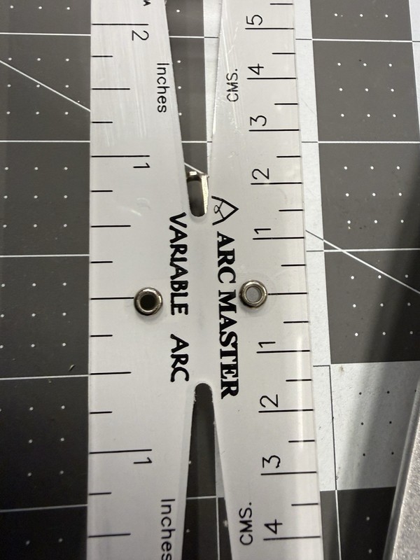 Arc Master IRG-3600 Variable Arc Radius Gauge, Metric/Standard, Folding Metal gallery