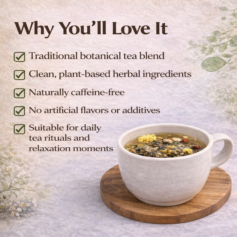 Dandelion Wolfberry Liver Support Tea Cassia Seed Herbal Tea by Vitals Herb gallery