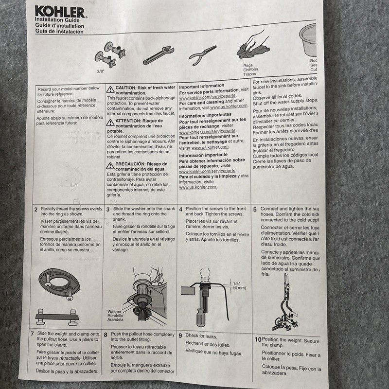 Kohler K-99259-SN Artifacts Pull-Down Kitchen Faucet in Vibrant Polished Nickel gallery