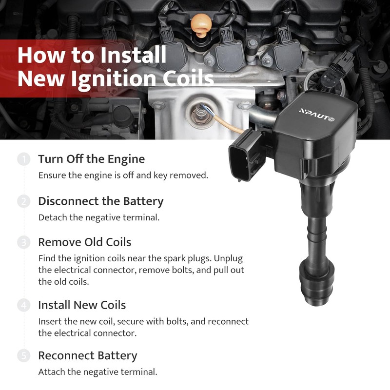Npauto Ignition Coil Pack Replacement For V6 3.5 4.0 2002 2003 2004 2005 2006 gallery