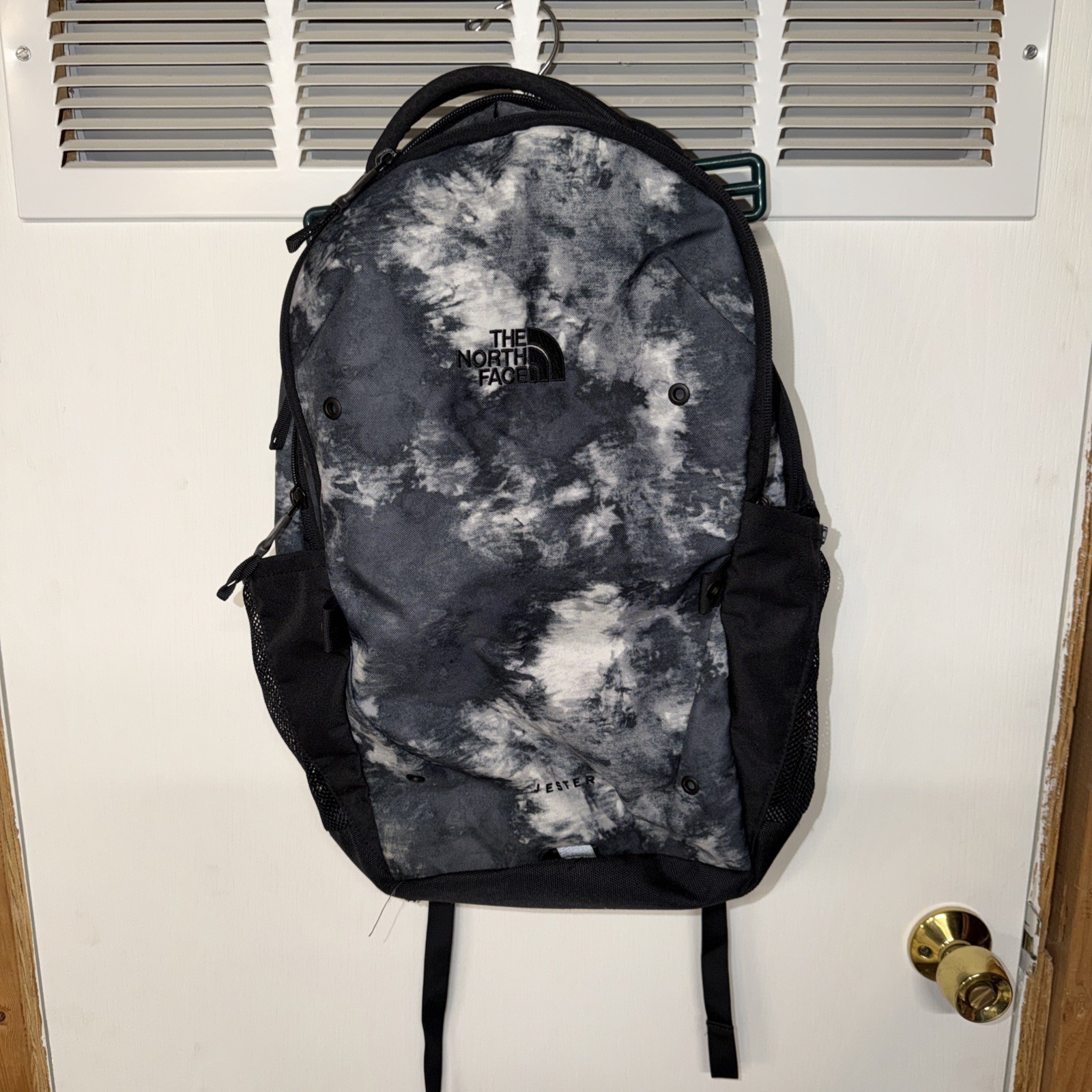 The North Face Jester backpack Black White Camo