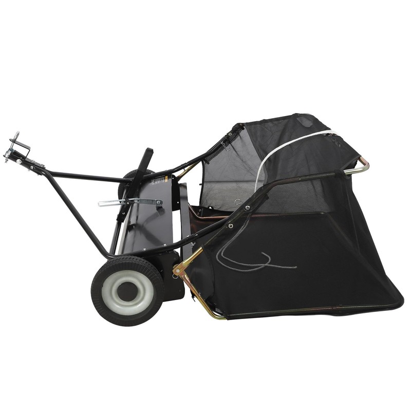 50'' Lawn Sweeper Tow Behind Pull Behind Lawn Sweeper Leaf & Grass Collector gallery
