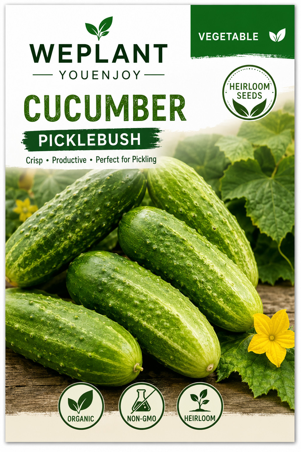 Boston Pickling Cucumber Seeds | Heirloom / Non-GMO | Free Shipping | 1061 gallery