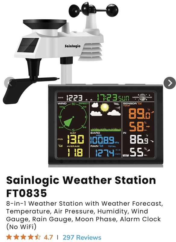 Sainlogic WS0835 Wireless Weather Station gallery
