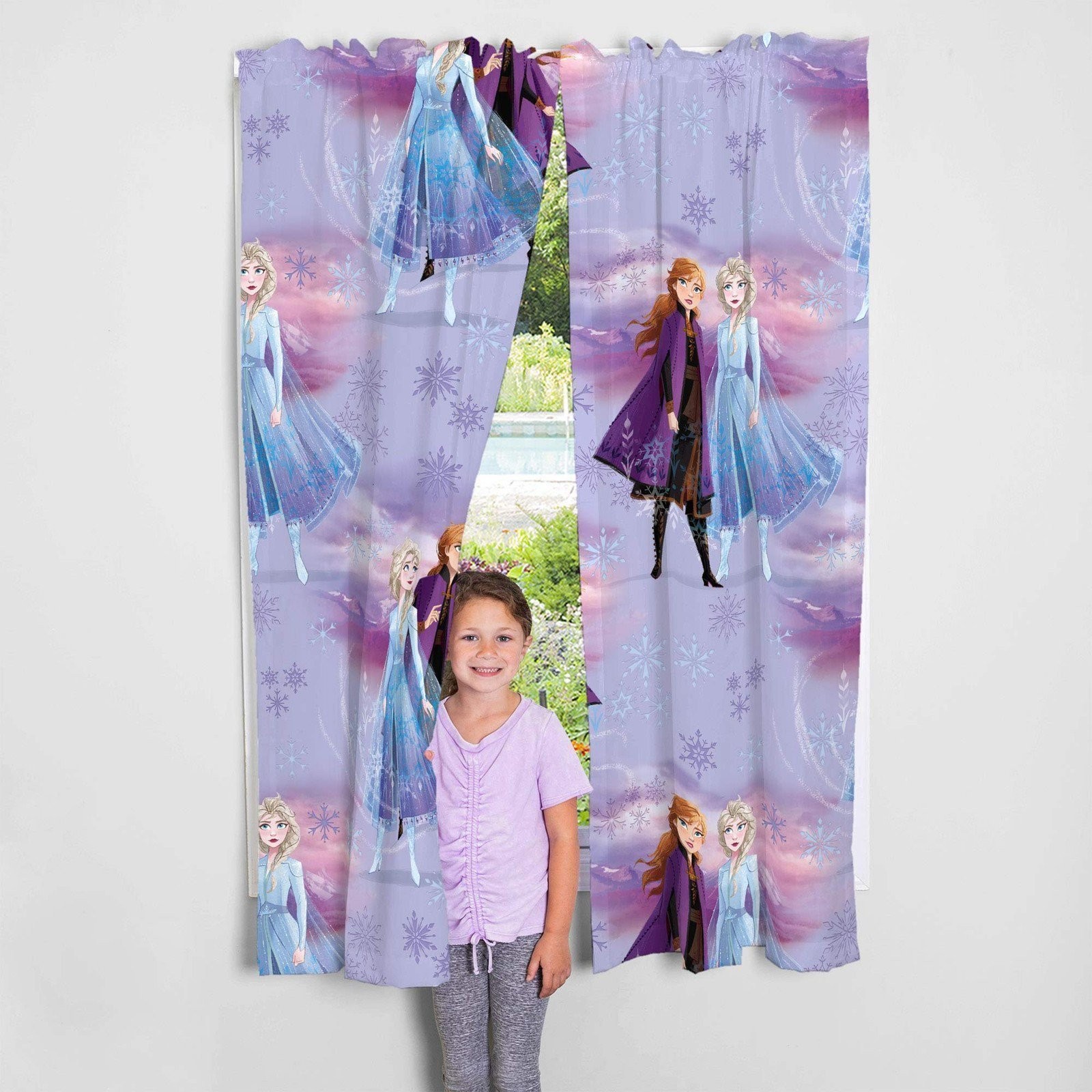 Disney Frozen 2 Room Window Curtains Drapes Set, 82 in x 63 in gallery