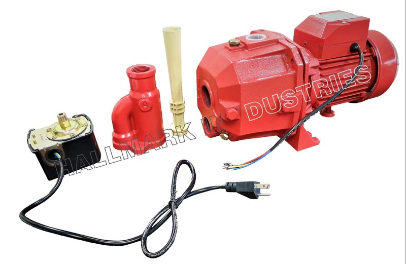 Convertible Deep Well Jet Pump, 1/2HP, 115/230V, max 49' cast iron, Hallmark Ind gallery