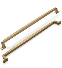 Appliance Handle Pull | Brushed Satin Brass | 18 in (457 mm) Center-to-Center…