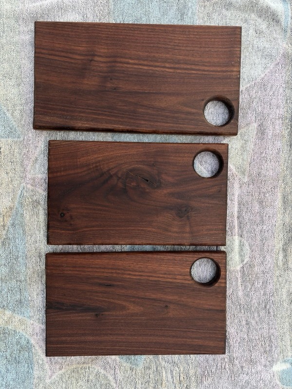 Walnut cutting boards gallery