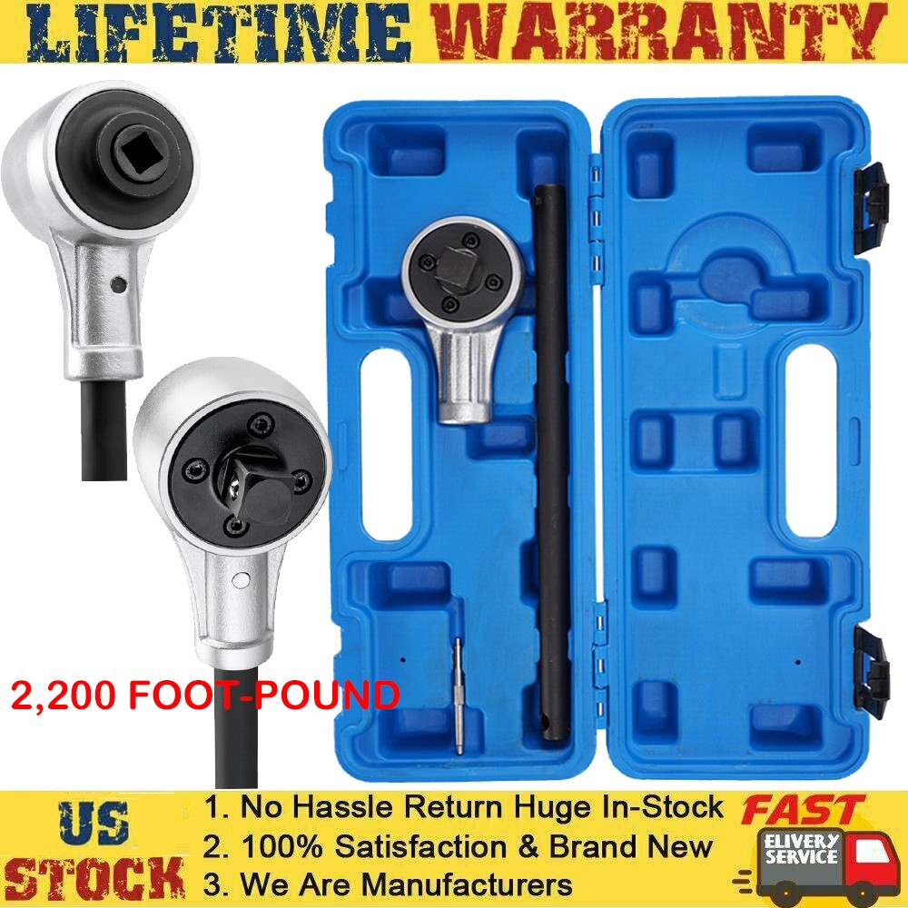 Professional 3/4" Torque Multiplier Power Wrench 2,200 Foot-Pound Heavy Duty New gallery