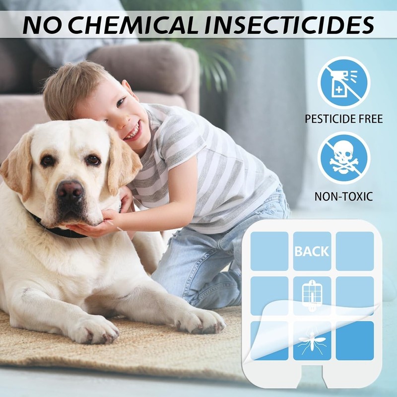 48 Pack Refill Insect Trap Card For Safer Home SH502 Dynatrap DT3005W Glue Board gallery