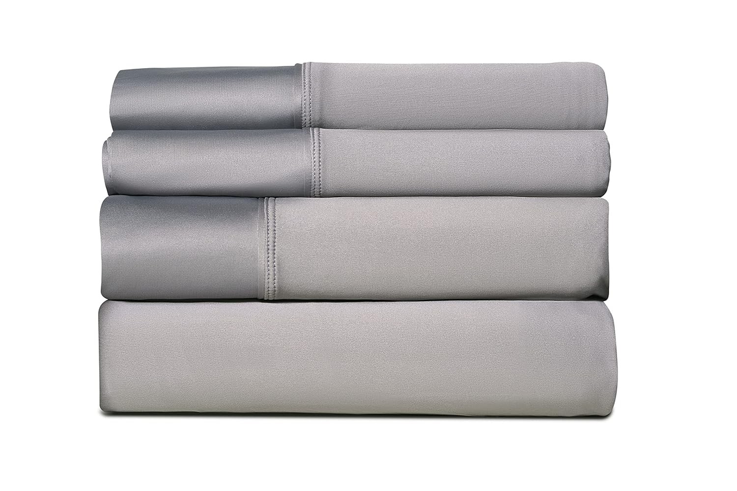 SHEEX Active Comfort Cooling Sheets Queen Pewter 4pc Moisture Wicking Breathable gallery
