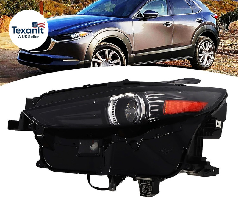 Left Headlight Assembly W/Afs Compatible with CX-30 Preferred/Premium/Select/Sig gallery