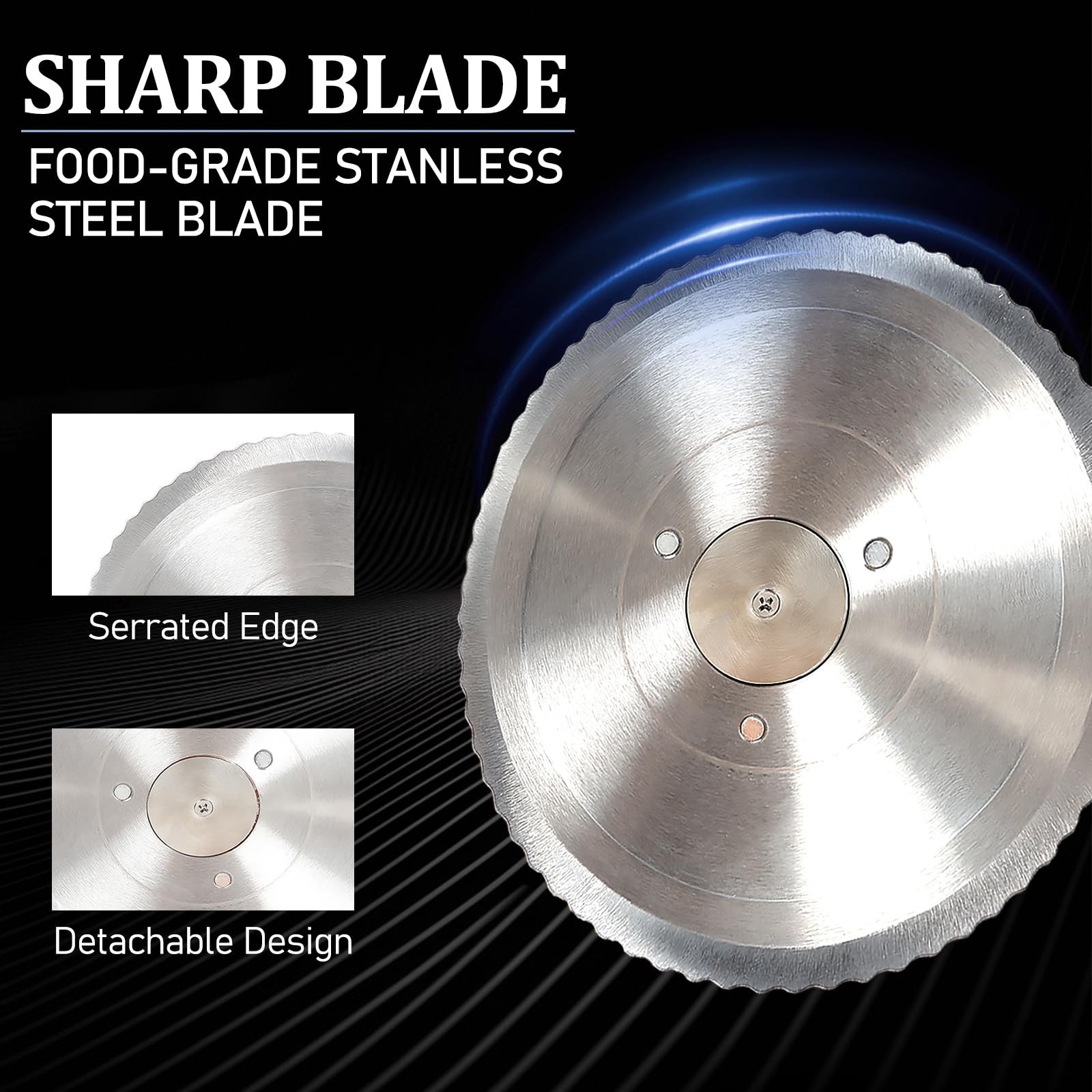 Manual Bread Slicer Adjustable Thickness Stainless Steel Blade MBQPJ Brvclon gallery