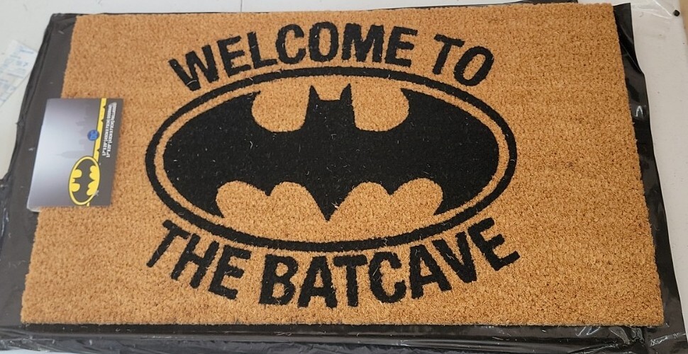 Door Mat Batman Welcome To The Batcave Doormat DC Comics 17" x 29" black and tan gallery