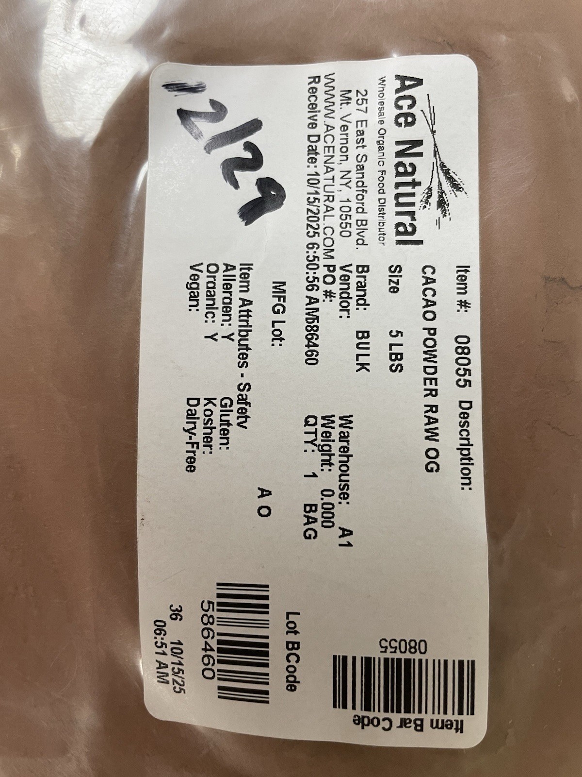 organic cocoa powder CACAO gallery