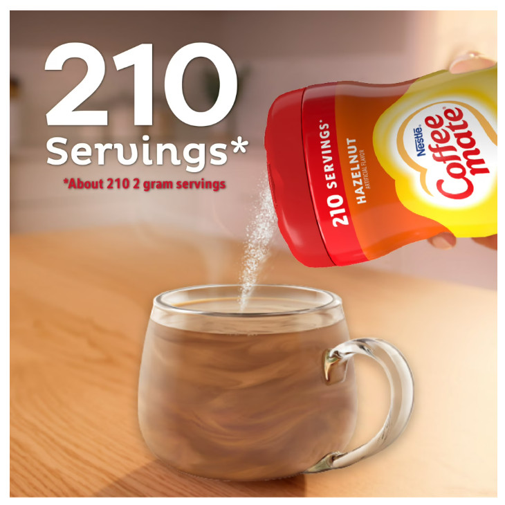 Coffee mate Hazelnut Powder Coffee Creamer, 15 oz.... gallery