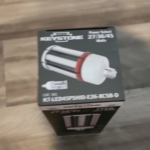Keystone LED Corn Cob 27/36/45W E26, 3000K-5000K, 3780-6300lm, Selectable gallery