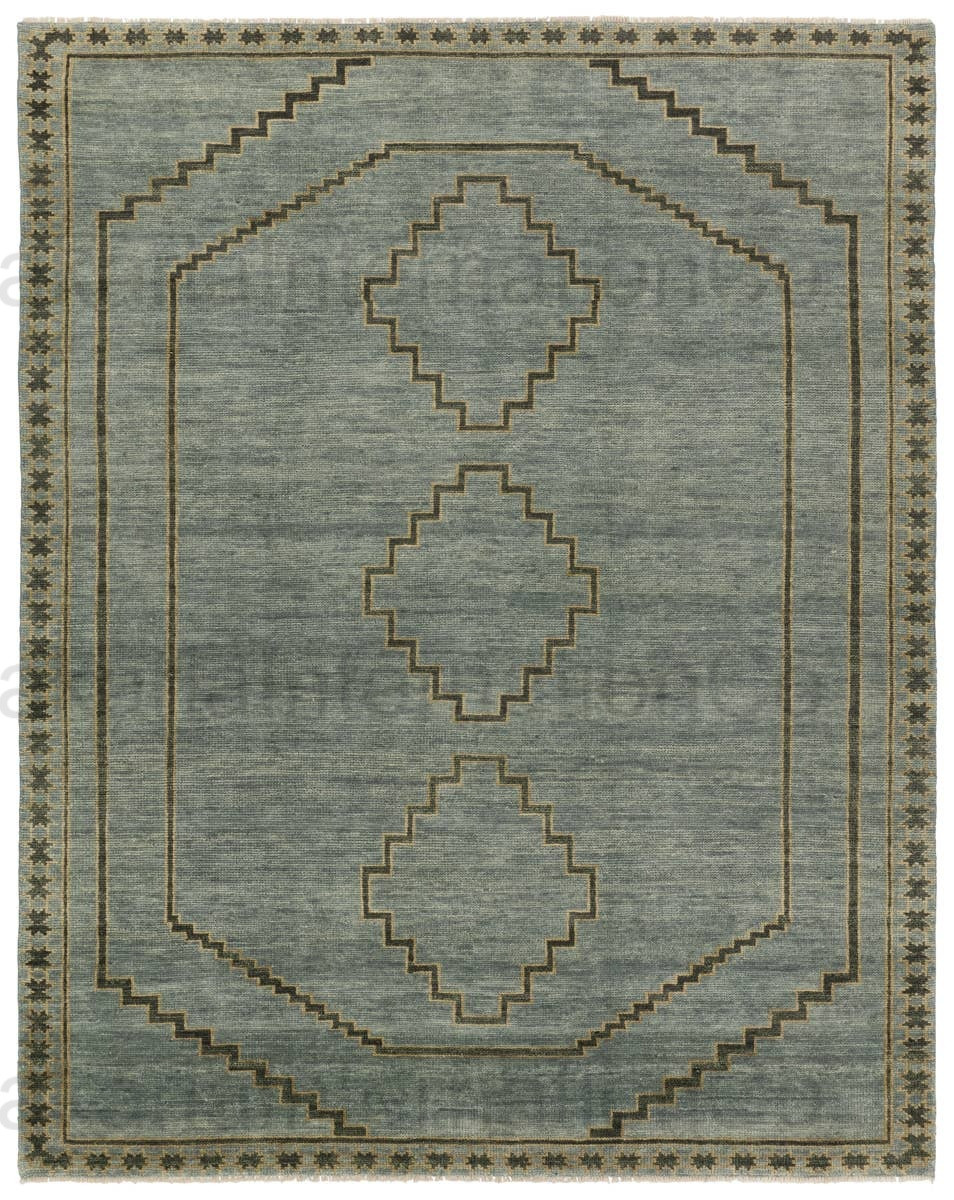 Hand Knotted Wool Rug Vintage Oushak Style Oriental Carpet 3x5 Living Room gallery