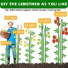 Garden Stakes 16 Inch 70 Pack, Diy 4ft 5ft 6ft 7ft 8ft Tomato Stakes Plastic ... gallery