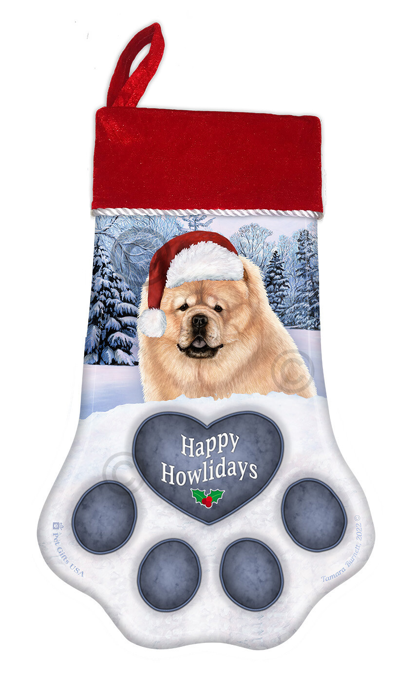 Chow Chow Holiday Christmas Stocking gallery