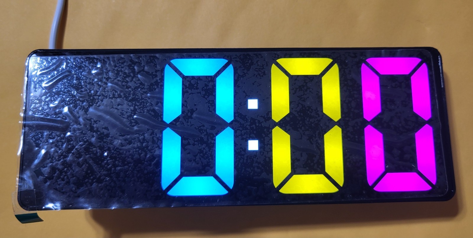 JX012 LED Alarm Clock/Wall Clock Open Box Tested and Fully Functional. gallery