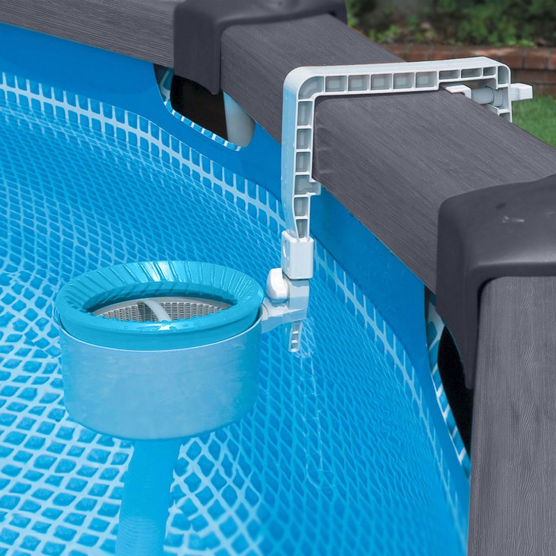 Intex 3000 GPH Pool Sand Filter Pump with Automatic Timer and Automatic Skimmer gallery